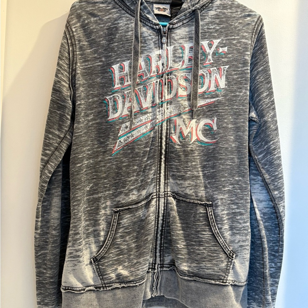 Harley-Davidson Charcoal Zip-Up Jacket